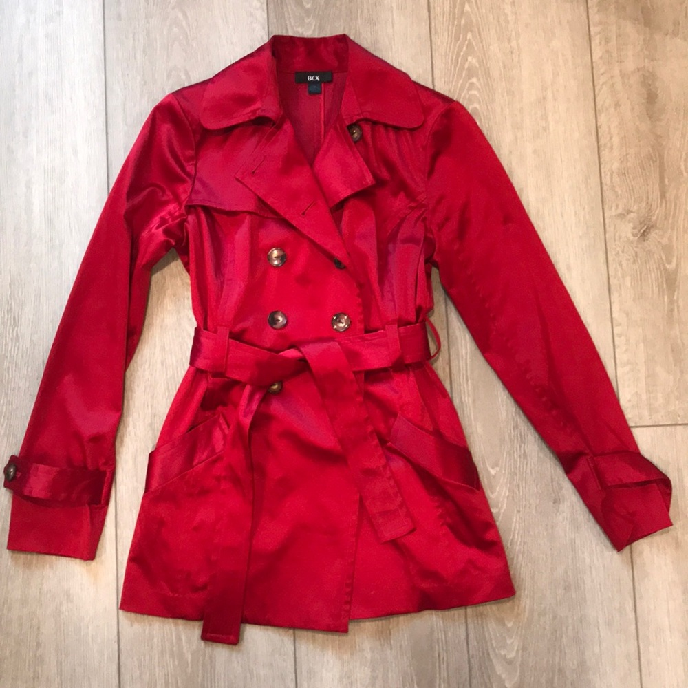 BCX SIZE M WOMEN'S RED JACKET